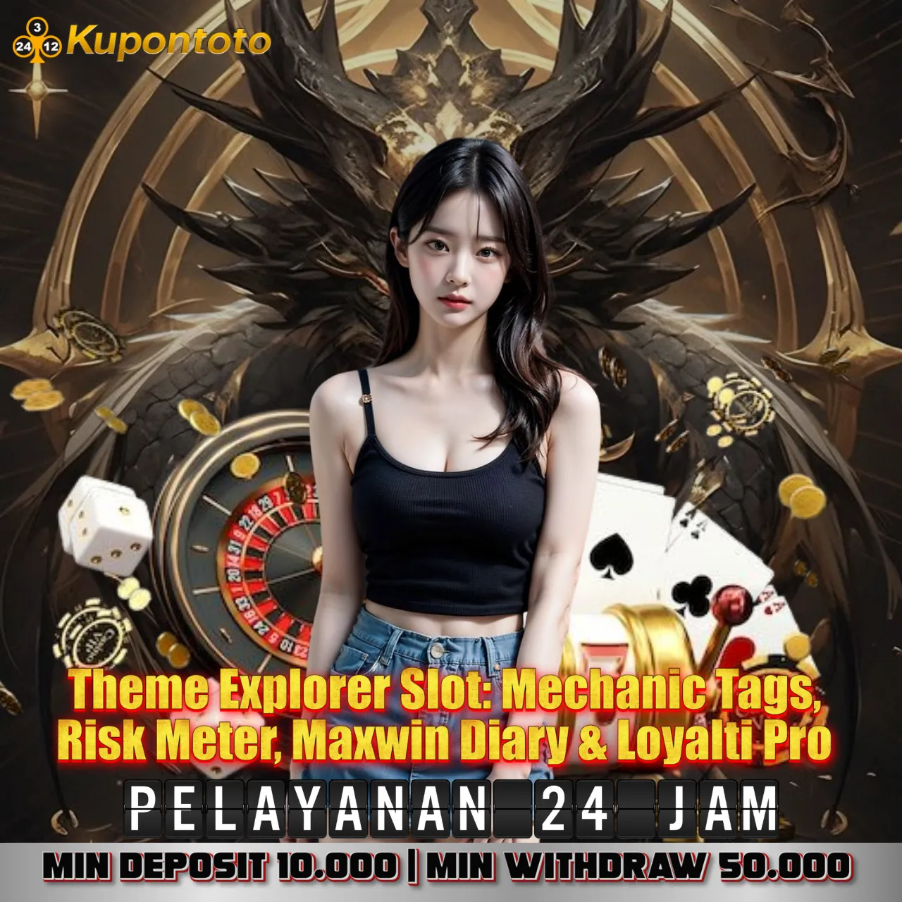 KUPONTOTO | Theme Explorer Slot: Mechanic Tags, Risk Meter, Maxwin Diary & Loyalti Pro